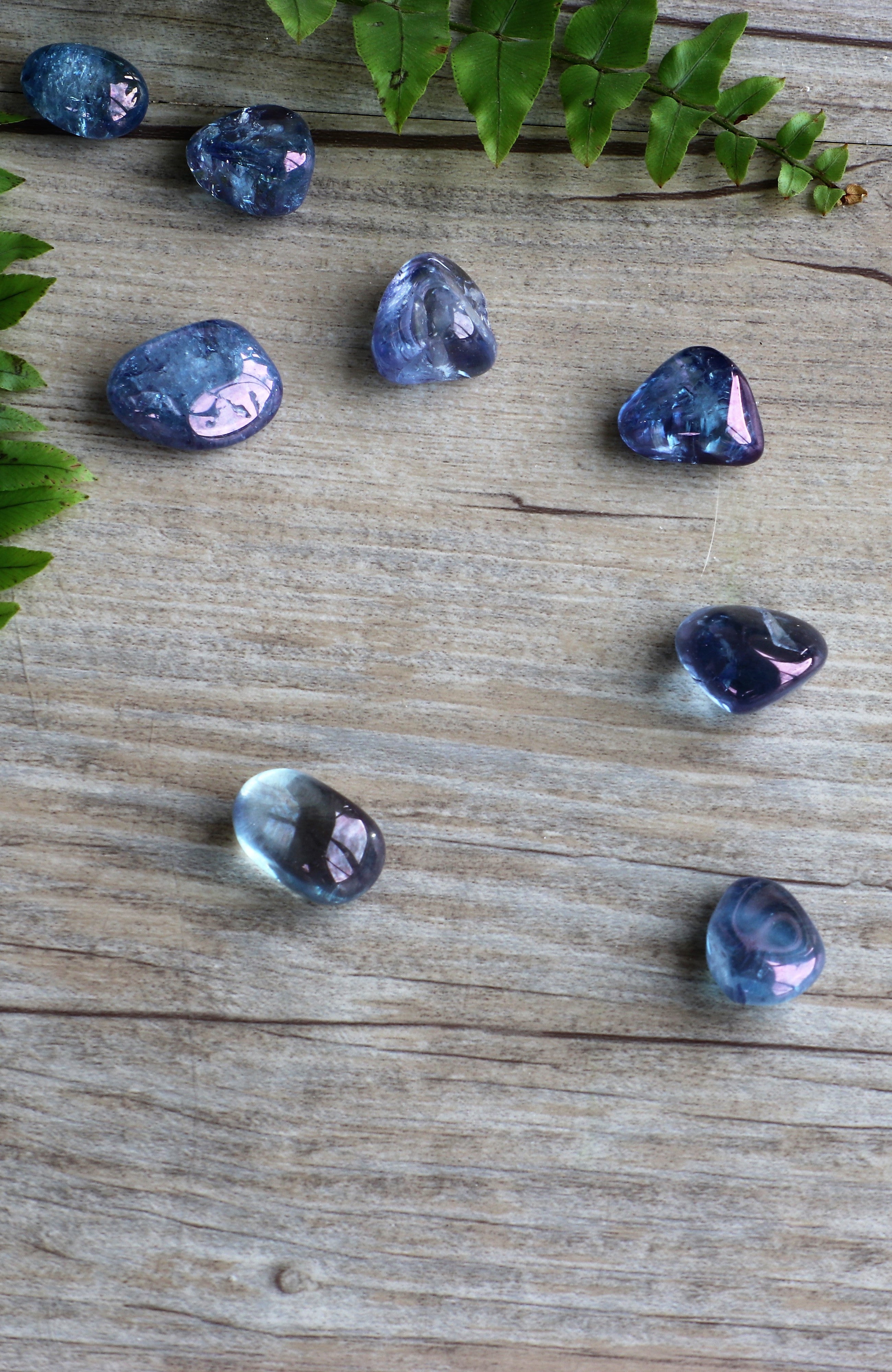Tanzanite Aura Tumbled Stone